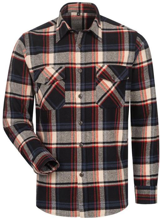 Immagine prodotto Craftland Camicia di flanella TURRELL taglia XXXL nera/navy/beige/rossa a quadri (3XL)