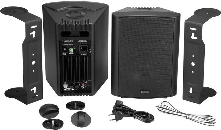 Produktbild Omnitronic ALP-6A Aktives Lautsprecherset schwarz (Subwoofer aktiv, 1x 45 W)