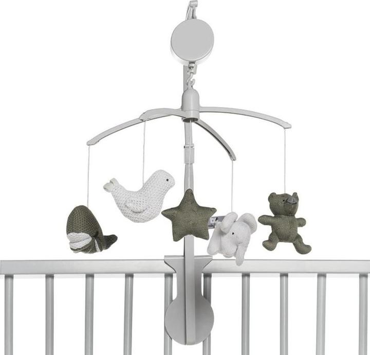 Actual product image Baby's only Babys Only music mobile, khaki/silver grey