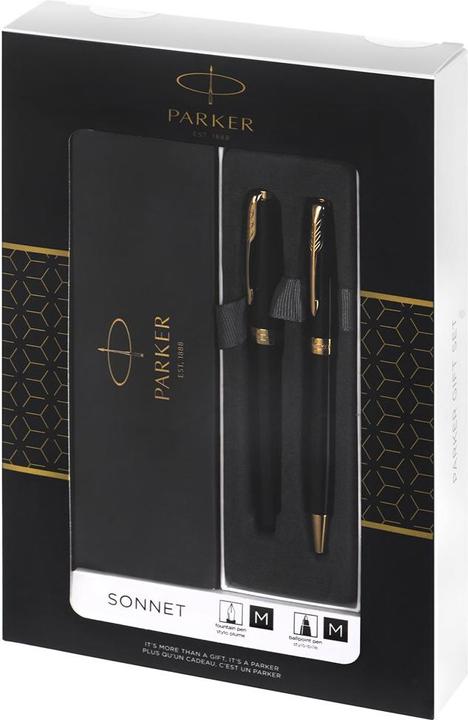 Produktbild Parker Sonnet DuoSet (Gold, Schwarz, 2 x)