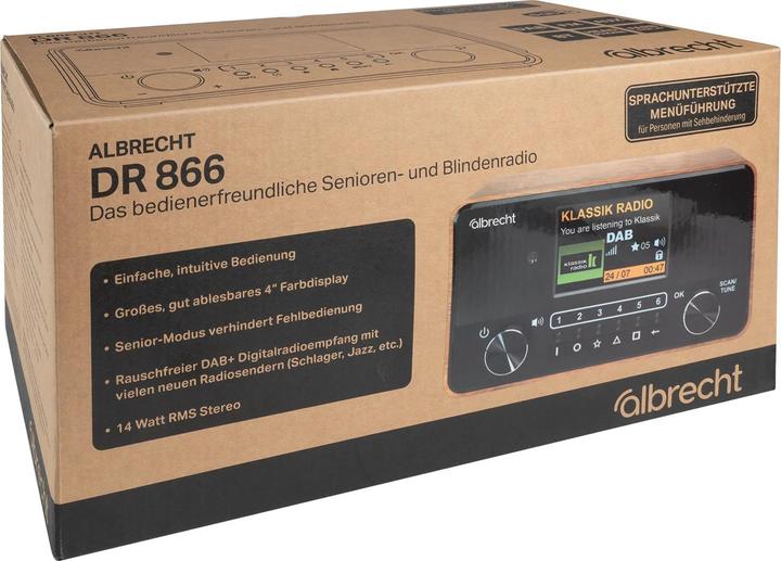 Immagine prodotto Albrecht DR 866 (DAB, FM, Bluetooth)