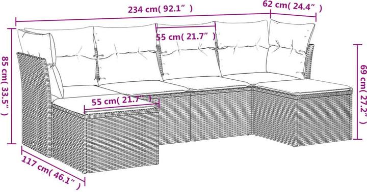 Actual product image VidaXL Josue