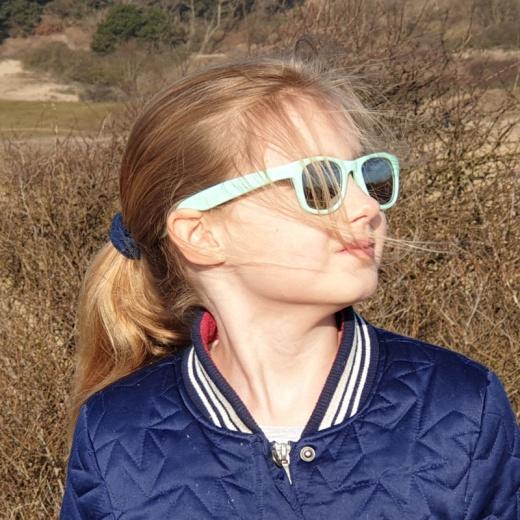 Actual product image Koolsun Wave Bleached Aqua kids sunglasses
