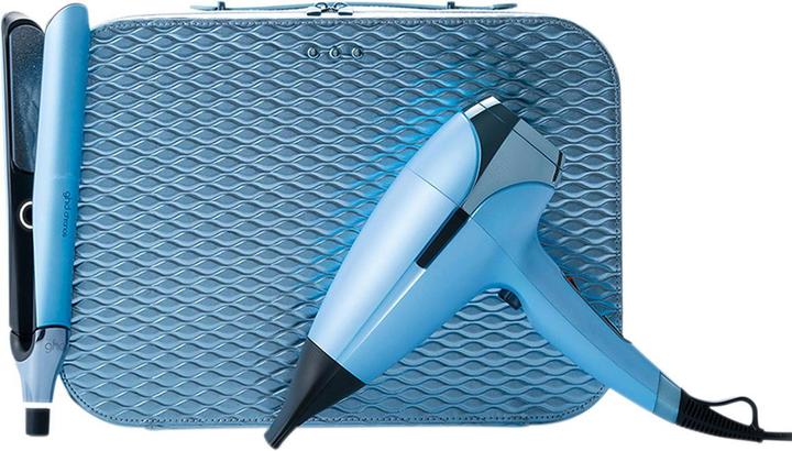 ghd chronos™ & helios® Limited Edition Deluxe - Glätteisen & Haartrockner in Icy Blue