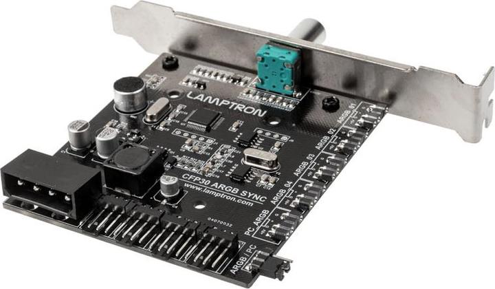 Image du produit Lamptron CFP30B Sync Edition PCI Ventilateur ARGB et contrôleur LED (4 Ventilateur)