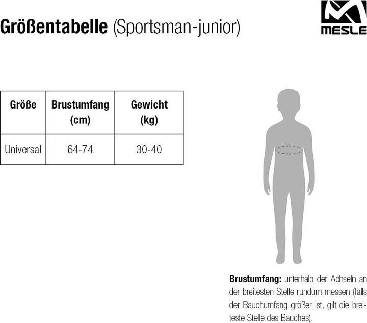 Actual product image Mesle Life Vest Sportsman Junior (One size, 30-40 kg)