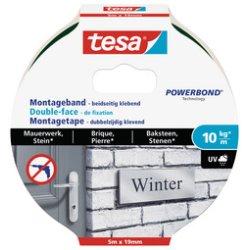 Energy Label tesa Powerbond double-sided mounting tape for brick & stone (19 mm)