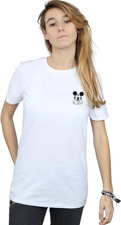 Immagine prodotto Disney Mickey Mouse Dont Speak Breast Print Maglietta Ampia Donna (XXL)