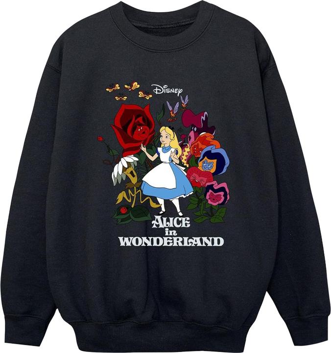 Immagine prodotto Disney Felpa floreale da ragazzo Alice nel Paese delle Meraviglie (116)