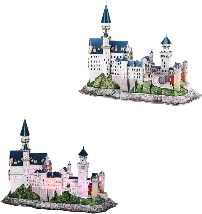 Actual product image Cubicfun Puzzle 3D Neuschwanstein Castle (128 pieces)