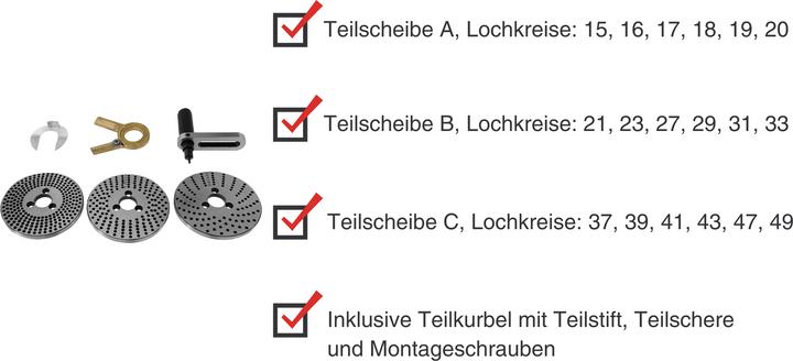 Image du produit Paulimot Teilscheiben-Set für Teilapparat