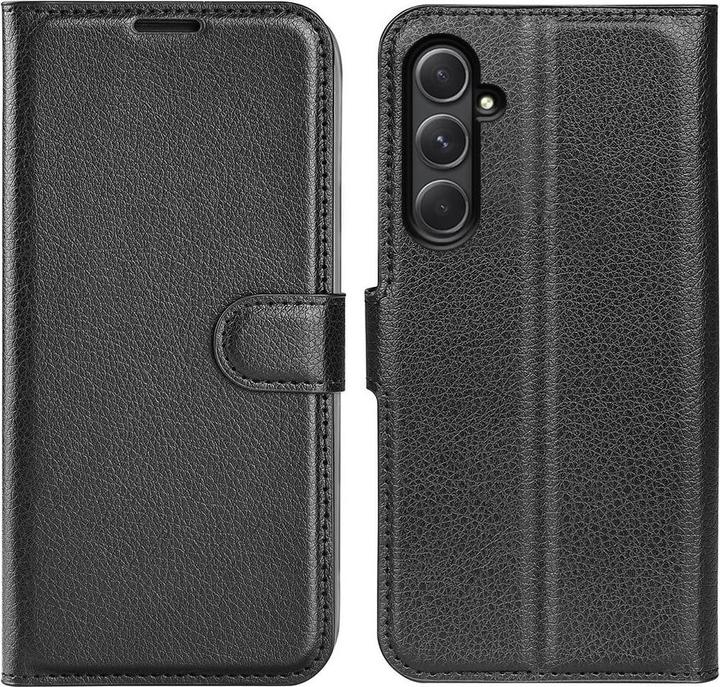 Cover-Discount Galaxy A55 - Étui en cuir noir (Samsung Galaxy A55)