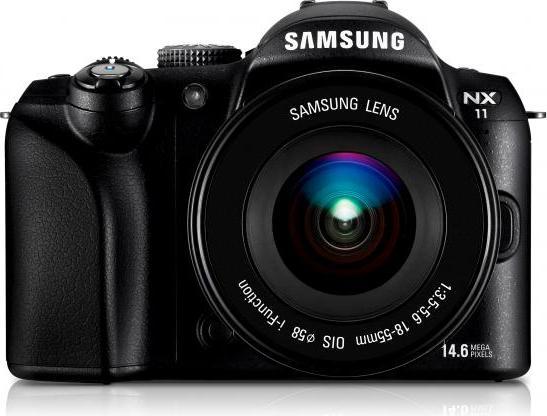 Actual product image Samsung NX11, 14.6 MP, HD movies, 18-55mm II OIS Kit