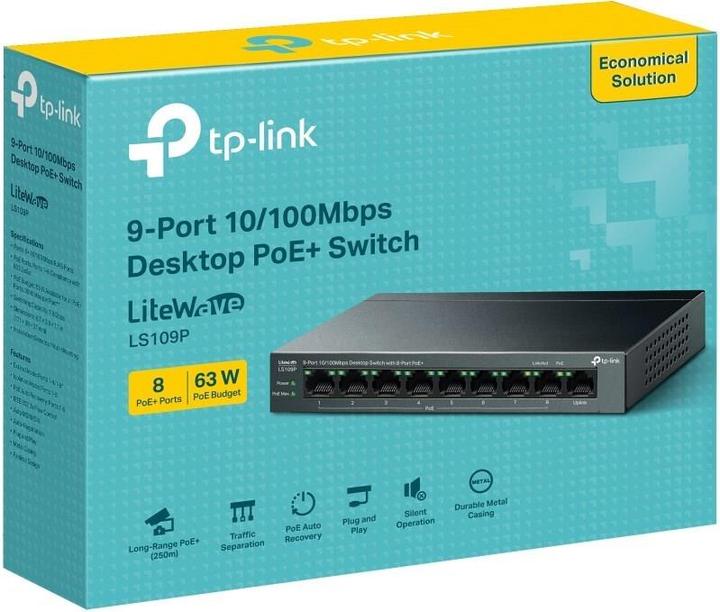 Produktbild TP-Link LS109P (9 Ports)