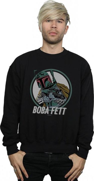 Produktbild Star Wars Boba Fett Retro Circle Sweatshirt (XL)