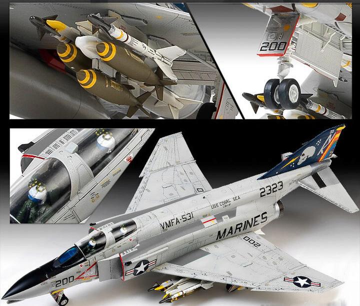 Immagine prodotto Academy 1/48 USMC F-4B/N VMFA-531 "Fantasmi grigi"