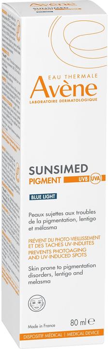 Image du produit Avène SunsiMed Pigment (Crème solaire, SPF 50+, 80 ml, 130 g)