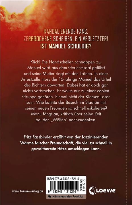 Produktbild Loewe Die Wärme der Wölfe (Deutsch, Loewe Jugendbücher, Fritz Fassbinder, 2024)