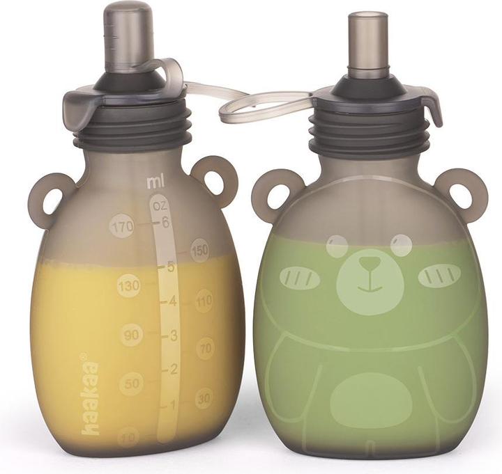 Haakaa Quetschies Happy Bear 2er Set