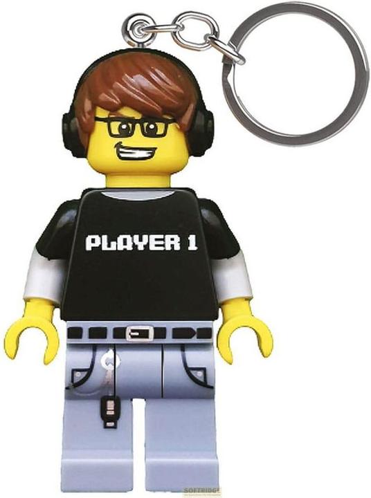 Immagine prodotto Dungeons & Dragons LEGO Minifigures Schlüsselanhänger mit Leuchtfunktion Video Game Guy 8 cm
