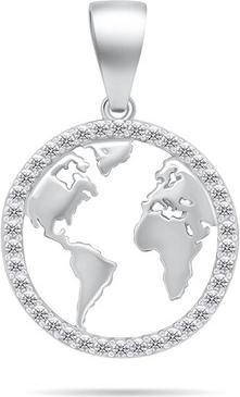 Image du produit Brilio Argent - Charmantes boucles d'oreilles en argent avec zircons colorés EA1031WRBW