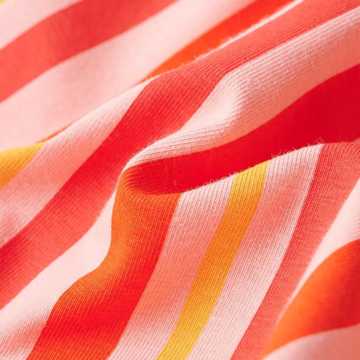 Produktbild VidaXL Kinderkleid mit Kordelzug Rosa und Rot 92,Material: 95 (92)