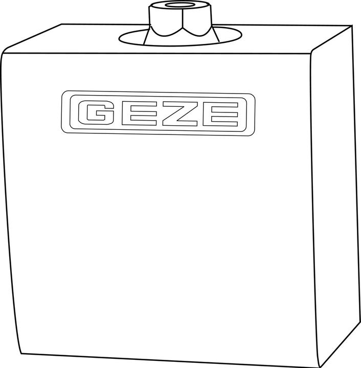 Image du produit Geze Pivot axe libre pour bras coulissant (Intérieur)