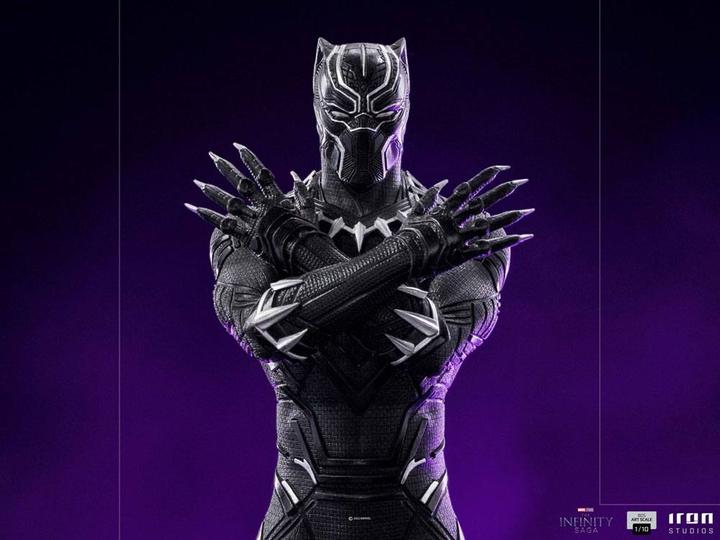 Actual product image Iron Studios MARVEL - Black Panther Deluxe- Statuette 1/10 Art Scale - 25.5cm
