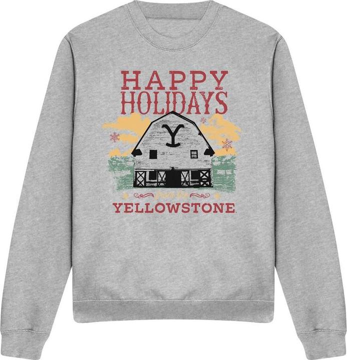 Immagine prodotto Yellowstone Happy Holidays Felpa Natale Adulto Unisex (L)