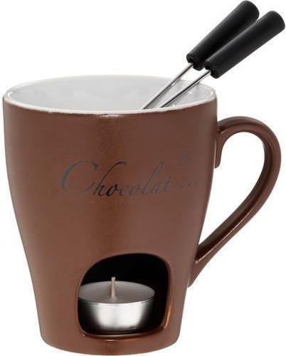 Produktbild Kela Schokofondue-Set Alma 3tlg. (Schokoladenfondue)