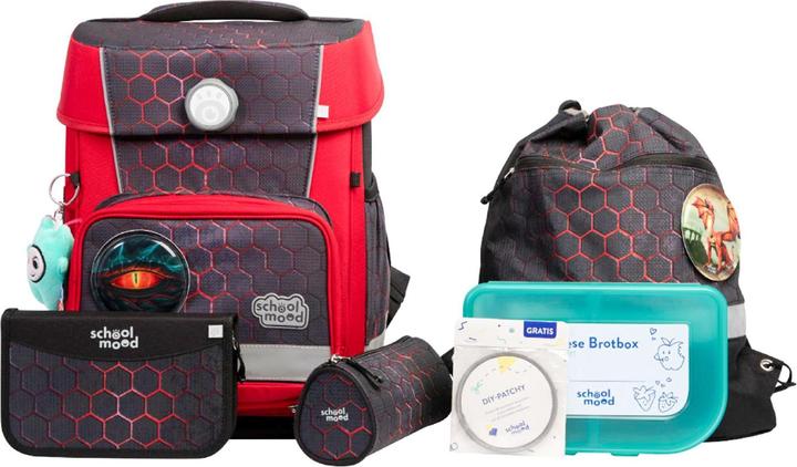 School-Mood Champion Pro Schulranzen-Set 7-teilig (21.50 l)