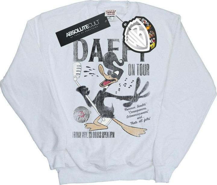 Looney Tunes Daffy Duck Concert Sweatshirt (S)