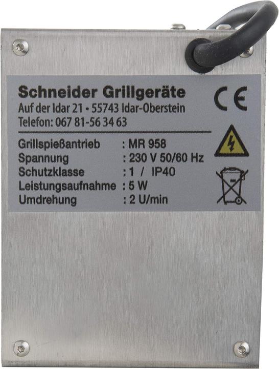 Actual product image Schneider Grill motor