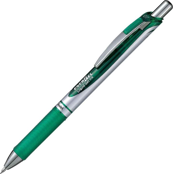 Immagine prodotto Pentel Penna gel EnerGel Xm (Verde, Argento, 1 x)