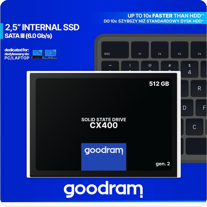 Produktbild Goodram CX400 (512 GB, 2.5")