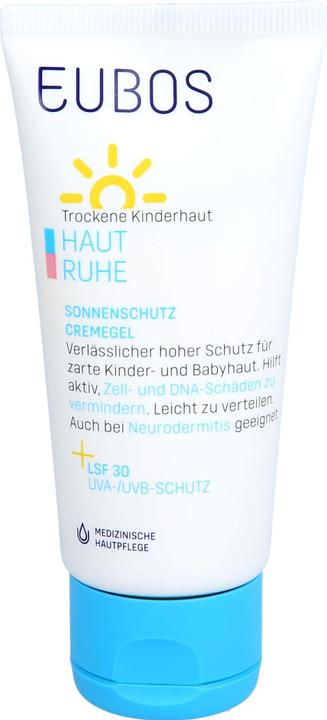 Actual product image Eubos Skin Calm Sun Protection Cream Gel SPF30 + UVA, 50 ml GEL (Sun cream face, SPF 30, 50 ml)