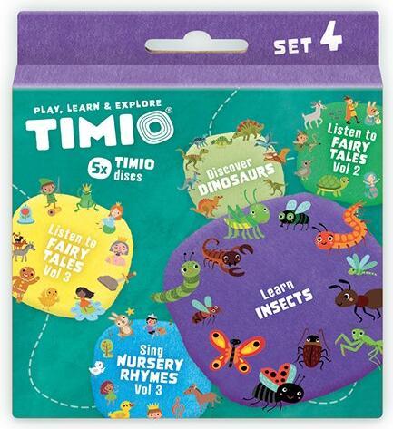 Actual product image Timio Audio Disc Set 4 (German, Spanish, Chinese, French, Dutch, Multilingual, Italian, Portuguese, English)