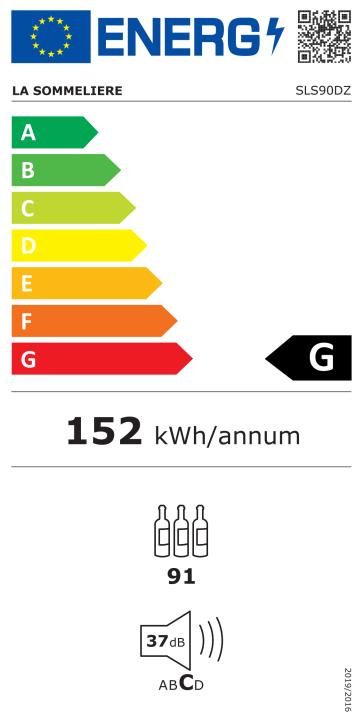 Energie-Label La Sommelière SLS90DZ