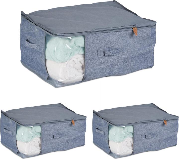 Image du produit Relaxdays 3x Unterbettkommode