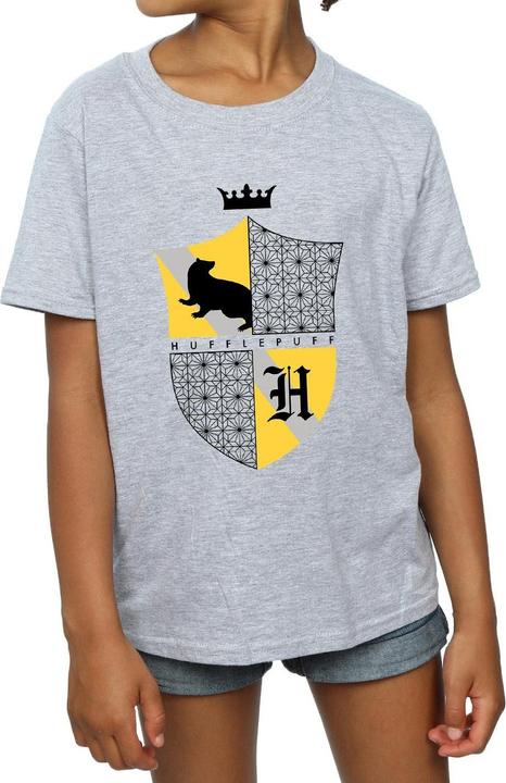 Immagine prodotto Hufflepuff Shield Maglietta Ragazze (128)