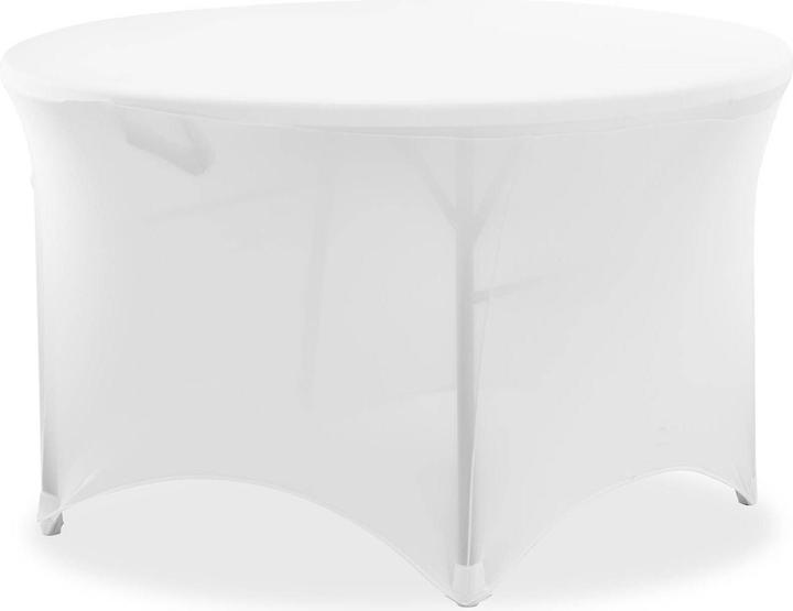 Produktbild Royal Catering Tischhusse Tischbezug Husse für Tisch Husse Stretch Husse Weiss rund