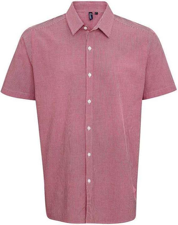 Immagine prodotto Premier Camicia Percalle, a Quadretti Maniche Corte Uomo (3XL)