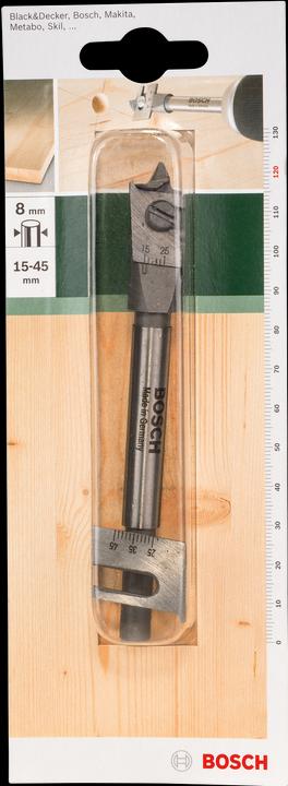 Produktbild Bosch Zubehör Flachfräsbohrer (45 mm)