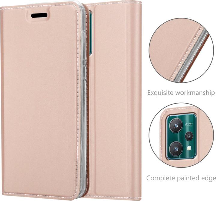 Productafbeelding Cadorabo Classy Book Case voor Realme 9 5G / 9 PRO / V25 / Q5 / OnePlus Nord CE 2 LITE 5G (Vivo V25, Realme 9 Pro+, OnePlus North CE 2 Lite 5G)