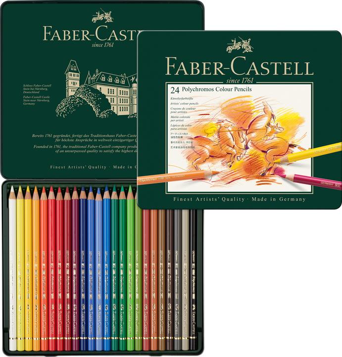 Produktbild Faber-Castell Polychromos (Mehrfarbig, 24 x)