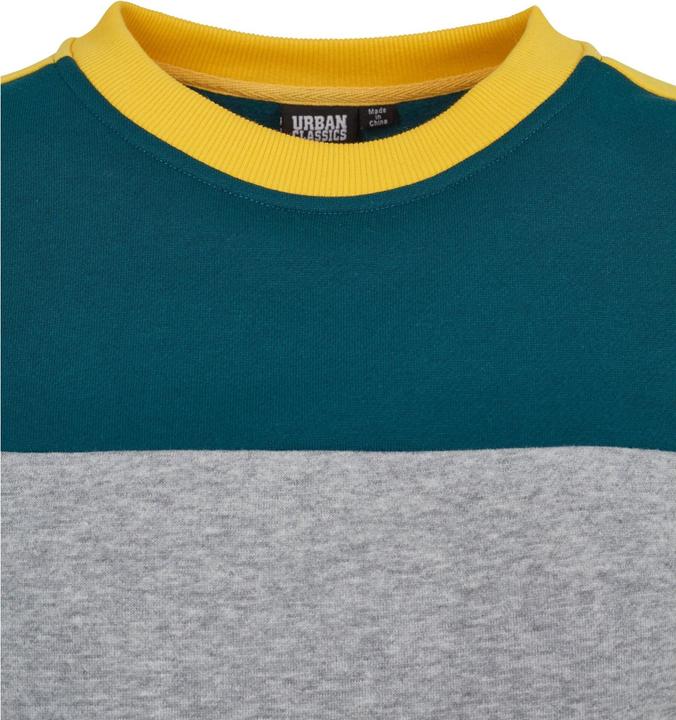 Produktbild Urban Classics Ladies Cropped 3-Tone Stripe Crew (XS)