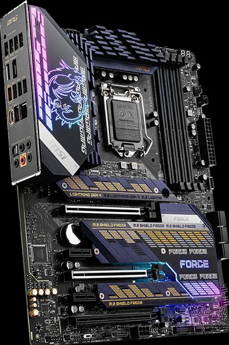 Actual product image MSI MPG Z590 GAMING FORCE (LGA 1200, Intel Z590, ATX)