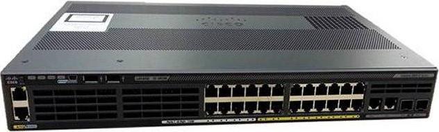 Actual product image Cisco 2960X-24PSQ-L: 24 Port LAN Base SW (24 Ports)