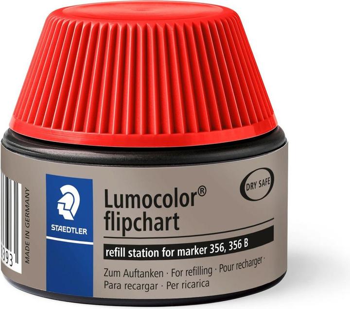 Image du produit Staedtler Lumocolor flipchart marker 488 56 Station de recharge pour marqueur 356 et 356 B, produit unique (Rouge, 1 x)