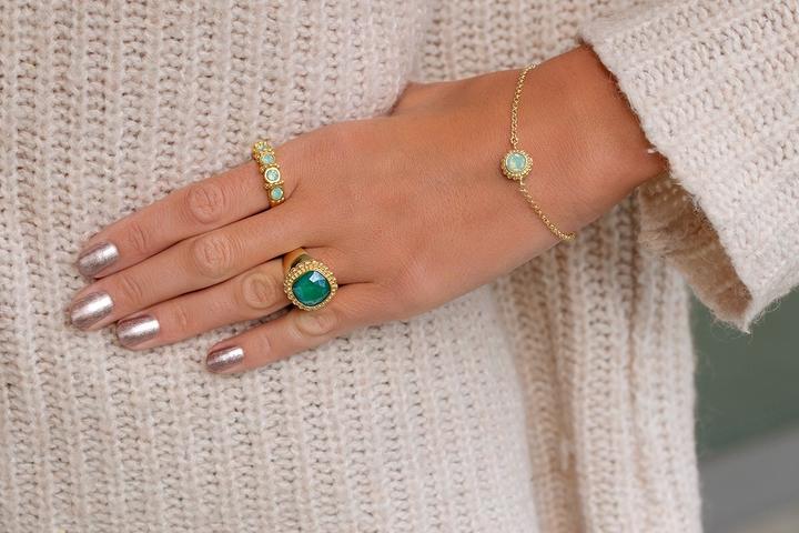 Image du produit Steinkult Bague avec pierres "Mia (54)